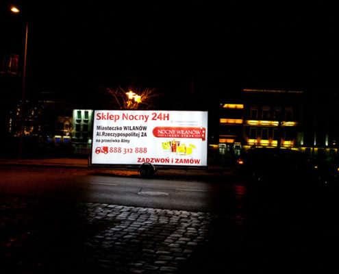 Werbeanhänger Backlight - Anhanger.KMPolska.com